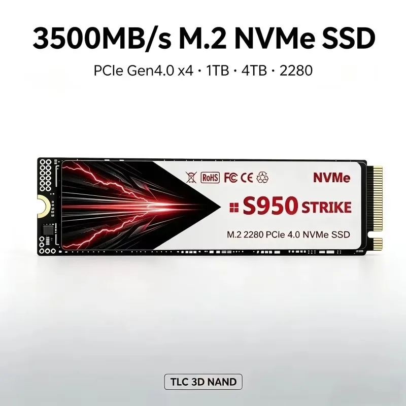 Original S950 500GB/1TB/2TB/4T - đánh giá và giá M.2 Nvme 4Tb Pcie 4.0 Ssd